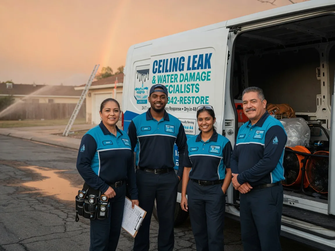 Ceiling Leak Cleanup company in New Athens, OH